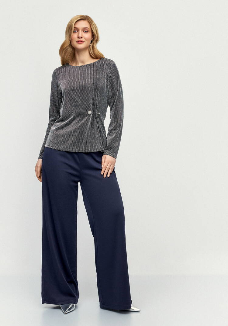 Брюки широкие трикотажные шир.  750, рис. 23