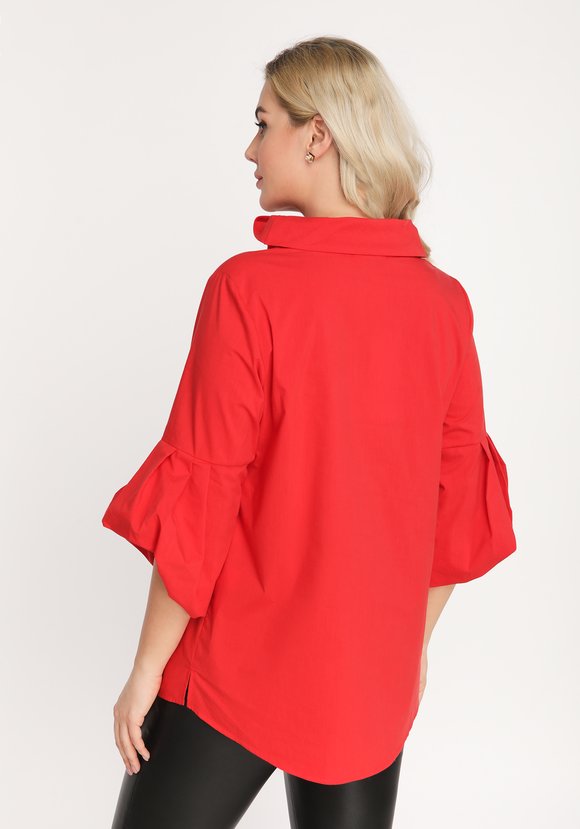 Блуза с декоративной цепочкой шир.  580, рис. 14