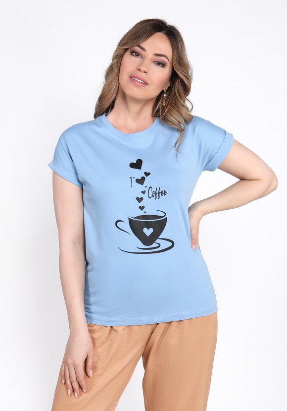 Блуза с принтом Адель шир.  580, рис. 9