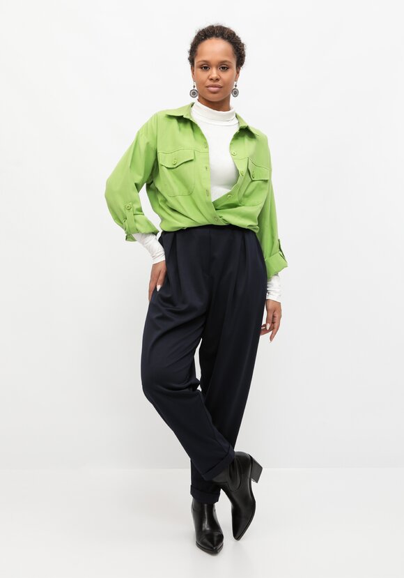 Брюки-бананы с комфортным поясом шир.  580, рис. 8