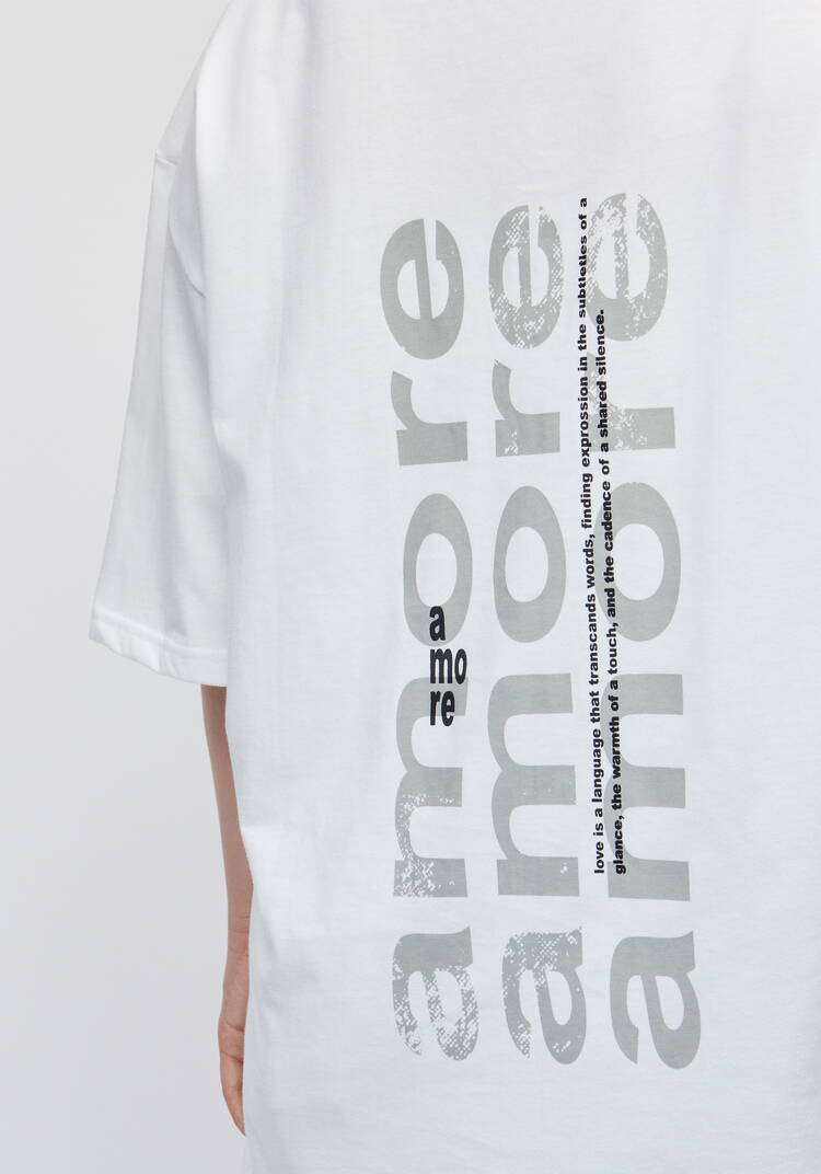 Футболка с принтом Любовь шир.  750, рис. 5