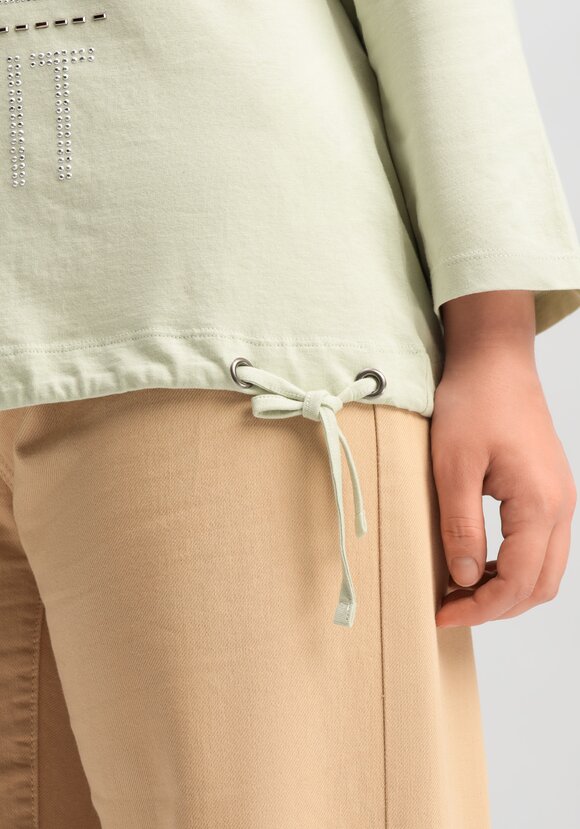 Лонгслив с декором из страз шир.  580, рис. 40