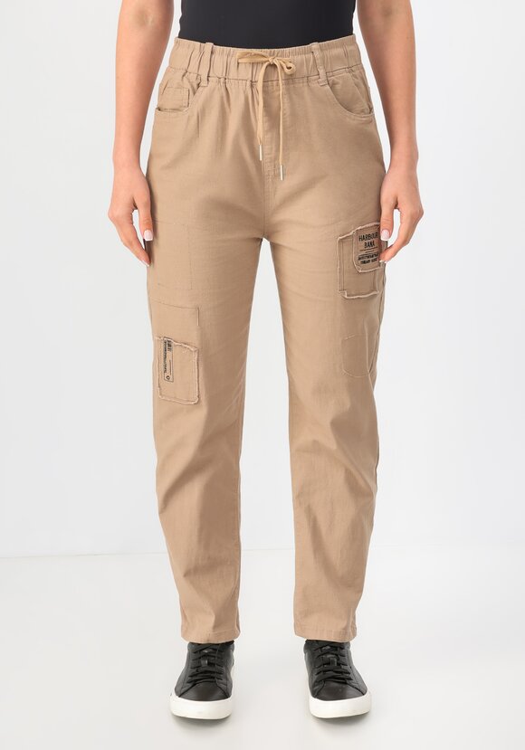 Брюки на резинке с декором шир.  580, рис. 16