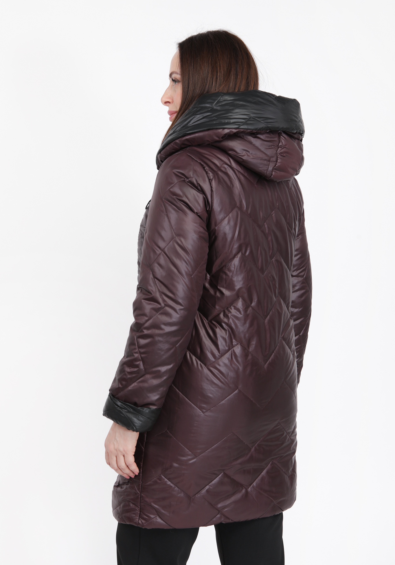 Куртка с тесьмой из страз на карманах Julia Weber, размер 50, цвет черный - фото 6