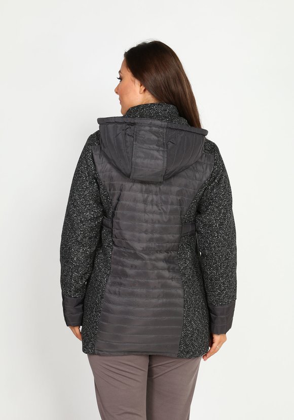 Куртка утепленная приталенная на молнии шир.  580, рис. 5