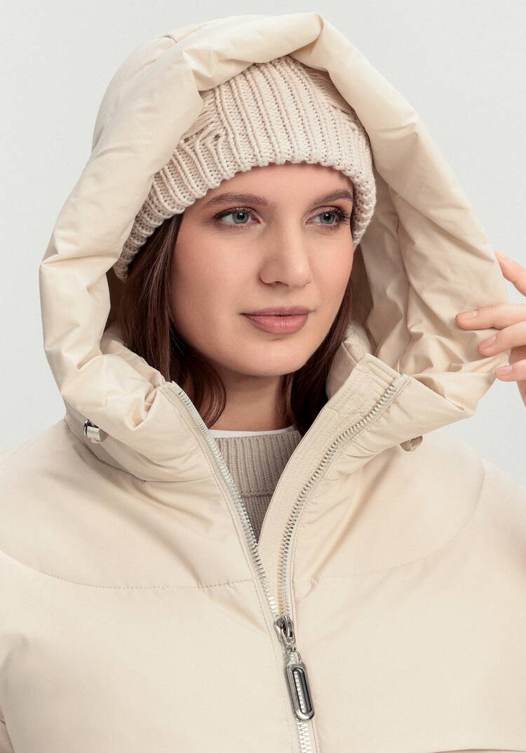 Пуховик стеганый с накладными карманами шир.  750, рис. 31