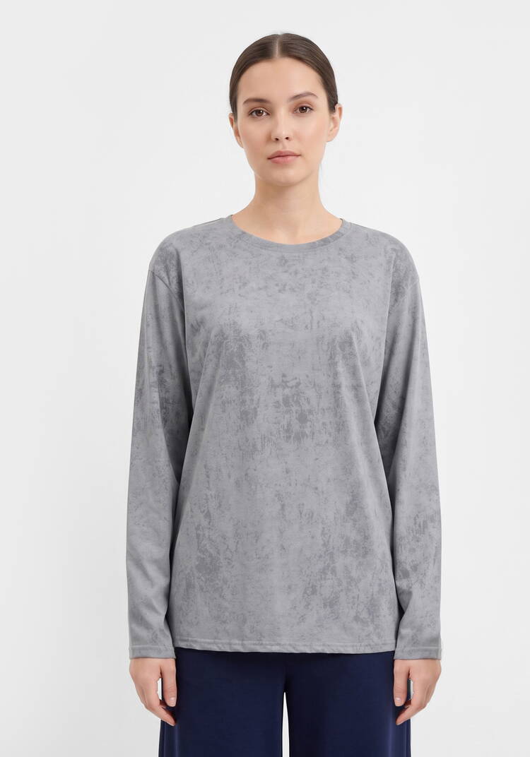 Лонгслив Мягкий туман шир.  750, рис. 19