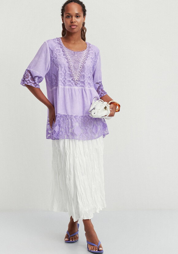 Туника ярусная кружевная шир.  580, рис. 11