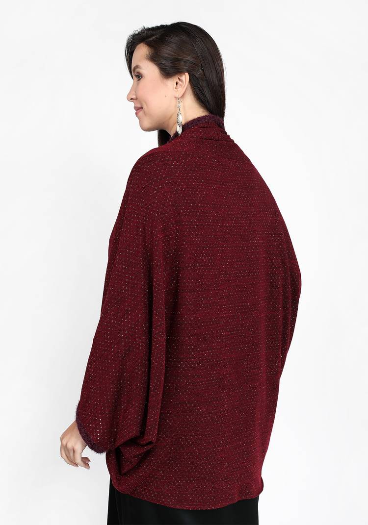 Кардиган-трансформер  летучая мышь шир.  750, рис. 4