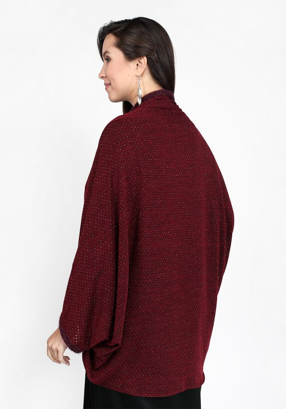 Кардиган-трансформер  летучая мышь шир.  580, рис. 4