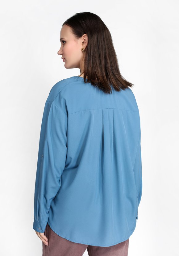 Блуза Приятная палитра шир.  580, рис. 15