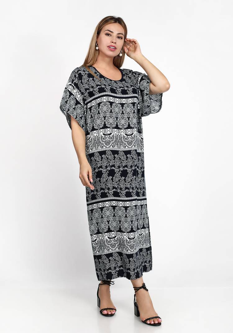 Платье Стильный узор шир.  750, рис. 14