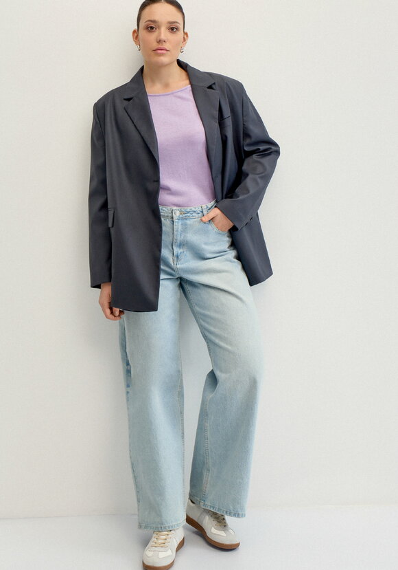 Джемпер свободный с горлом лодочкой шир.  580, рис. 20