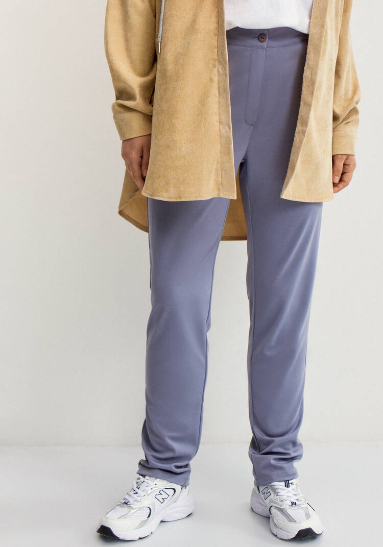 Брюки классические с карманами Белла шир.  750, рис. 18