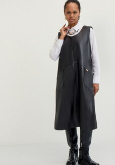 Сарафан трикотажный с напылением под кожу