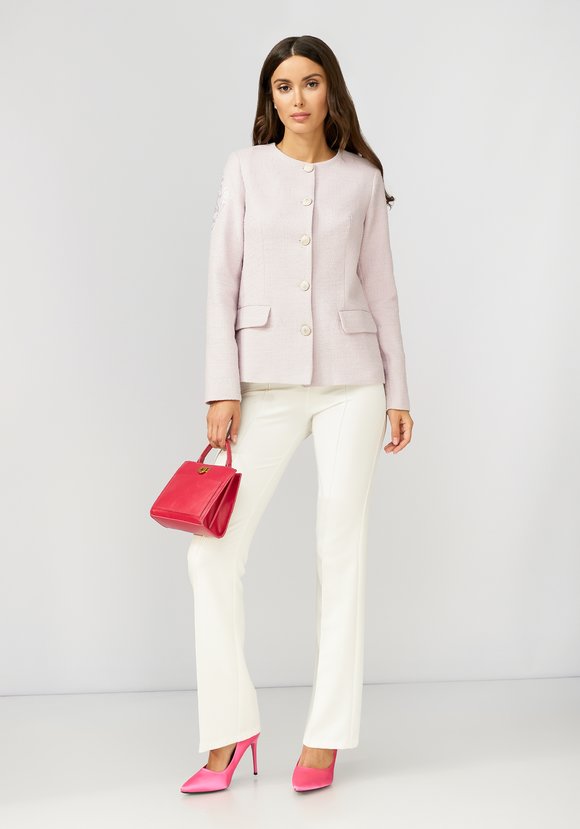 Жакет с вышивкой на рукаве шир.  580, рис. 2