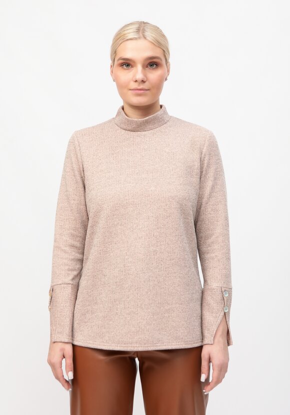 Водолазка в рубчик с люрексом шир.  580, рис. 28