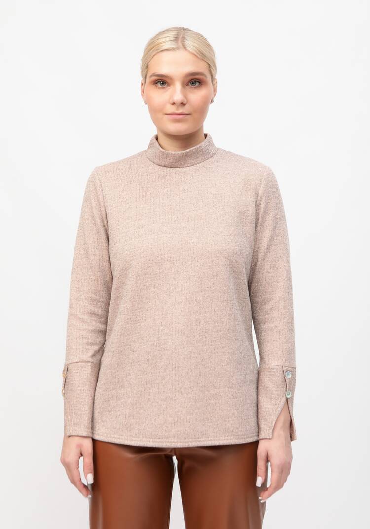 Водолазка в рубчик с люрексом шир.  750, рис. 28