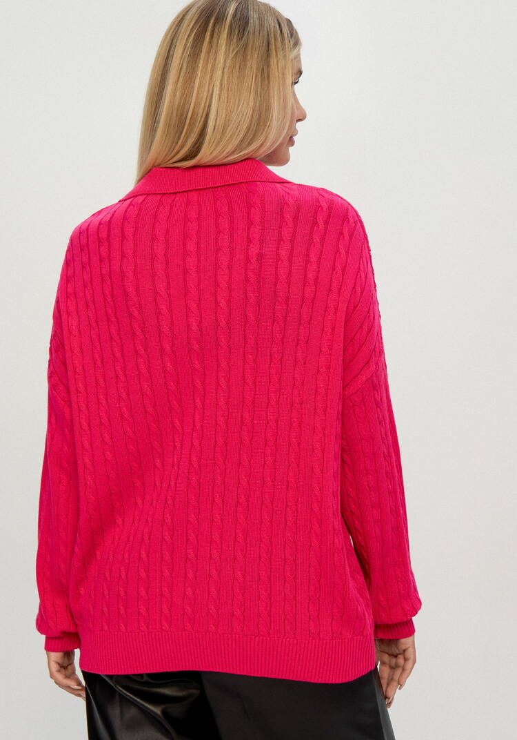 Джемпер с отложным воротником шир.  750, рис. 3