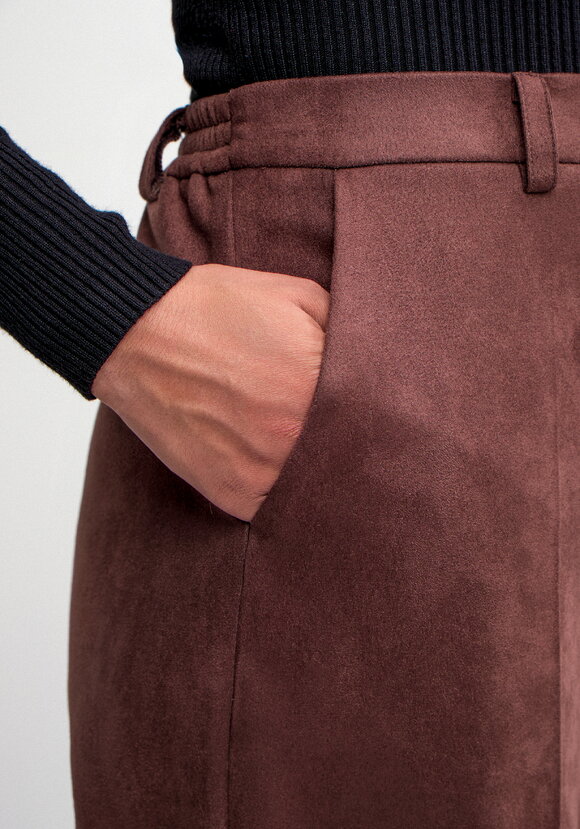 Брюки кюлоты из эко замши шир.  580, рис. 14