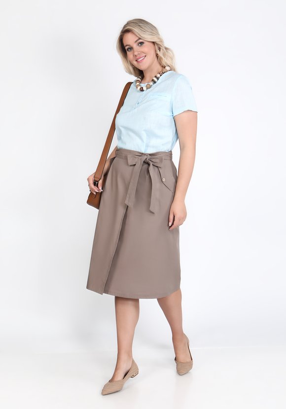 Блуза из хлопковой ткани шир.  580, рис. 8