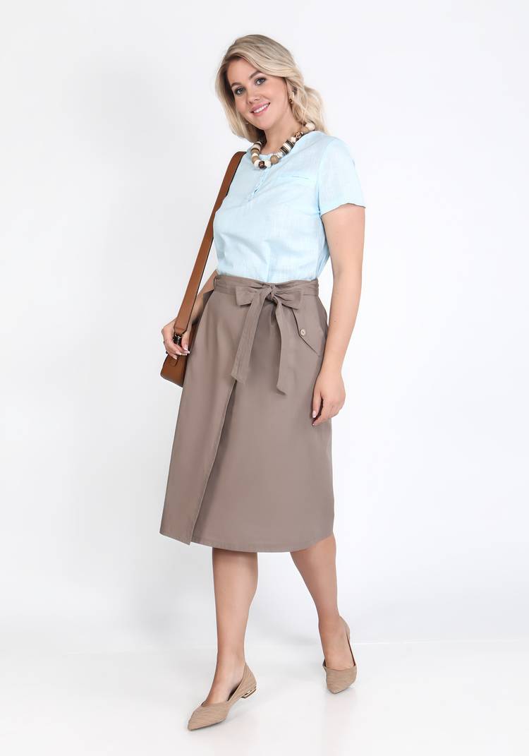 Блуза из хлопковой ткани шир.  750, рис. 8