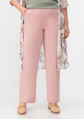 Брюки палаццо на резинке