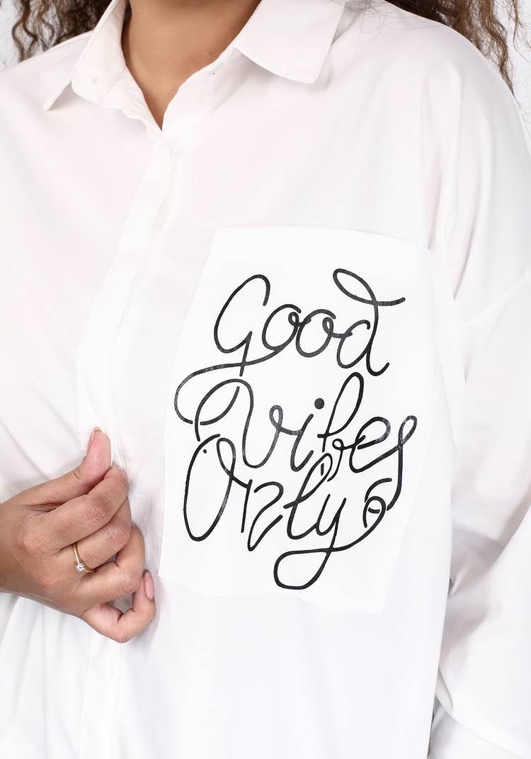 Рубашка с принтом на кармане шир.  750, рис. 7