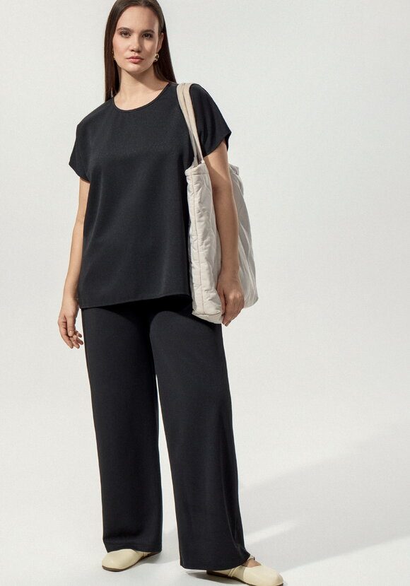 Брюки на резинке с метанитью шир.  580, рис. 1