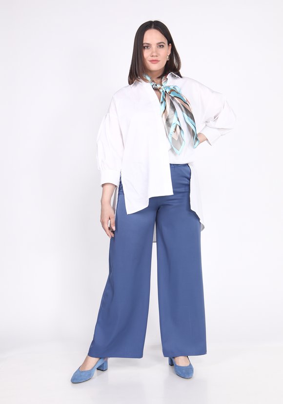 Брюки широкого кроя на резинке шир.  580, рис. 4