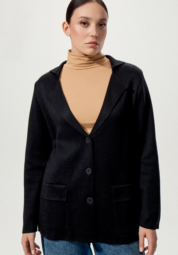 Пиджак с английским воротником шир.  580, рис. 4