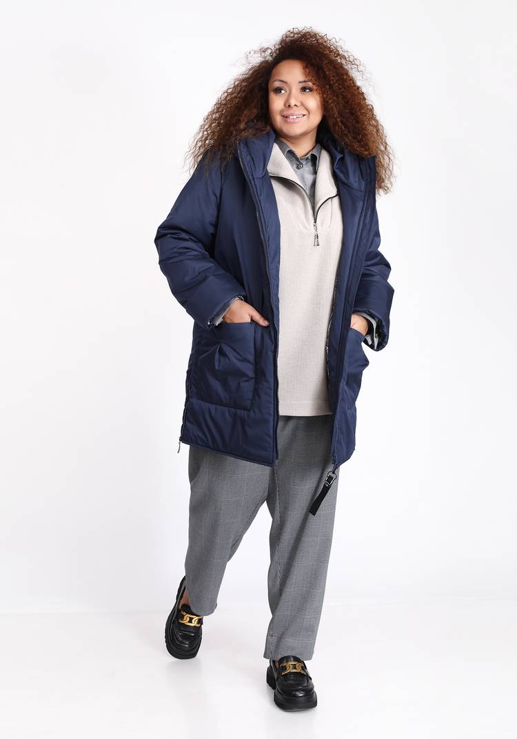 Куртка с капюшоном и накладными карманами шир.  750, рис. 19