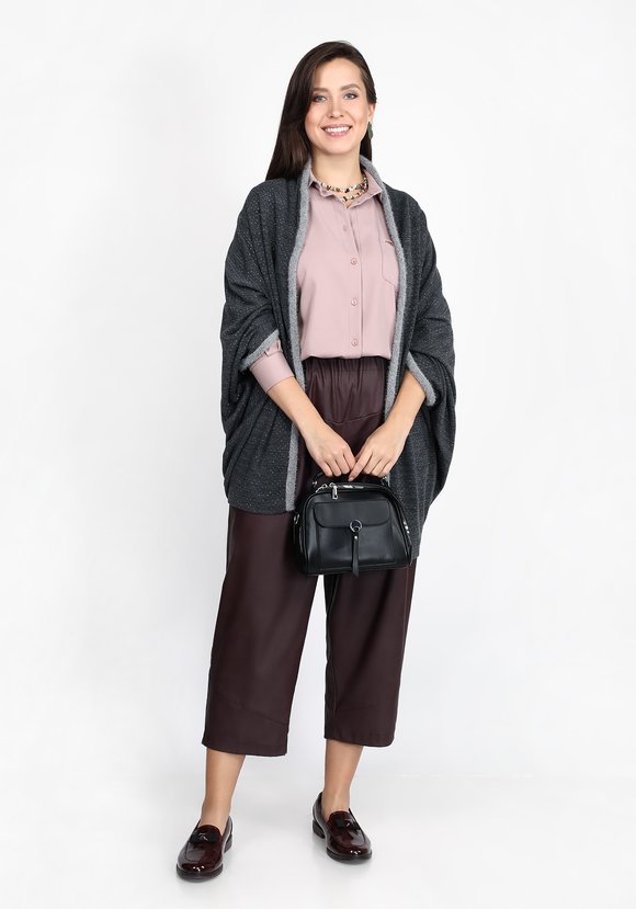 Кардиган-трансформер  летучая мышь шир.  580, рис. 8