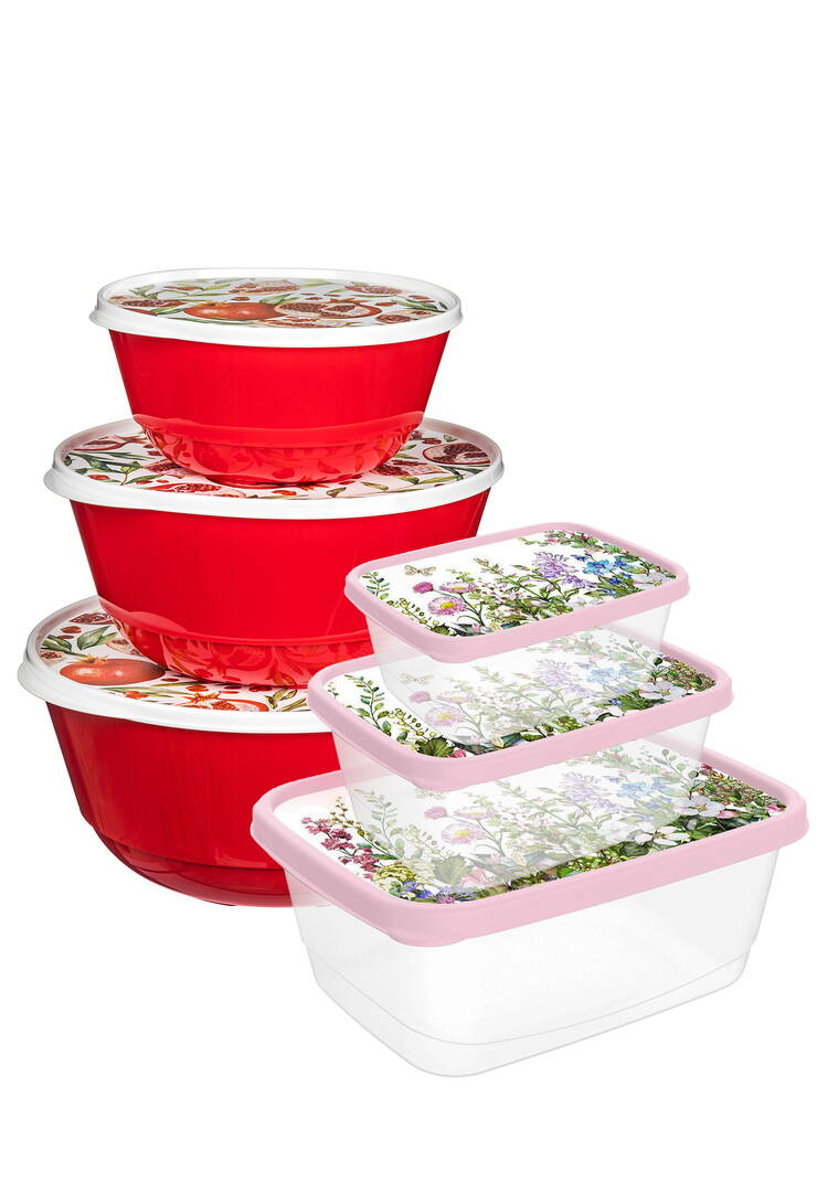 Комплект мисок, 3 шт. + контейнеры в подарок шир.  750, рис. 6