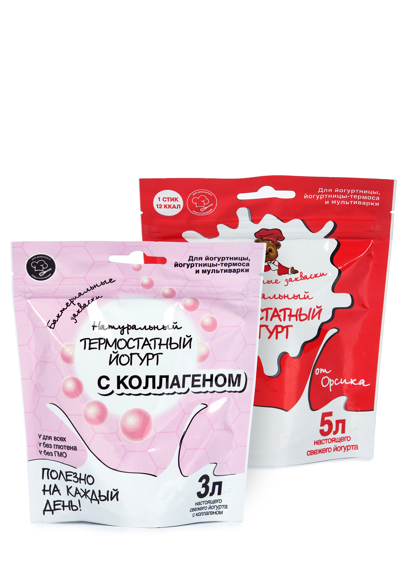 

Набор заквасок йогурты, Белый