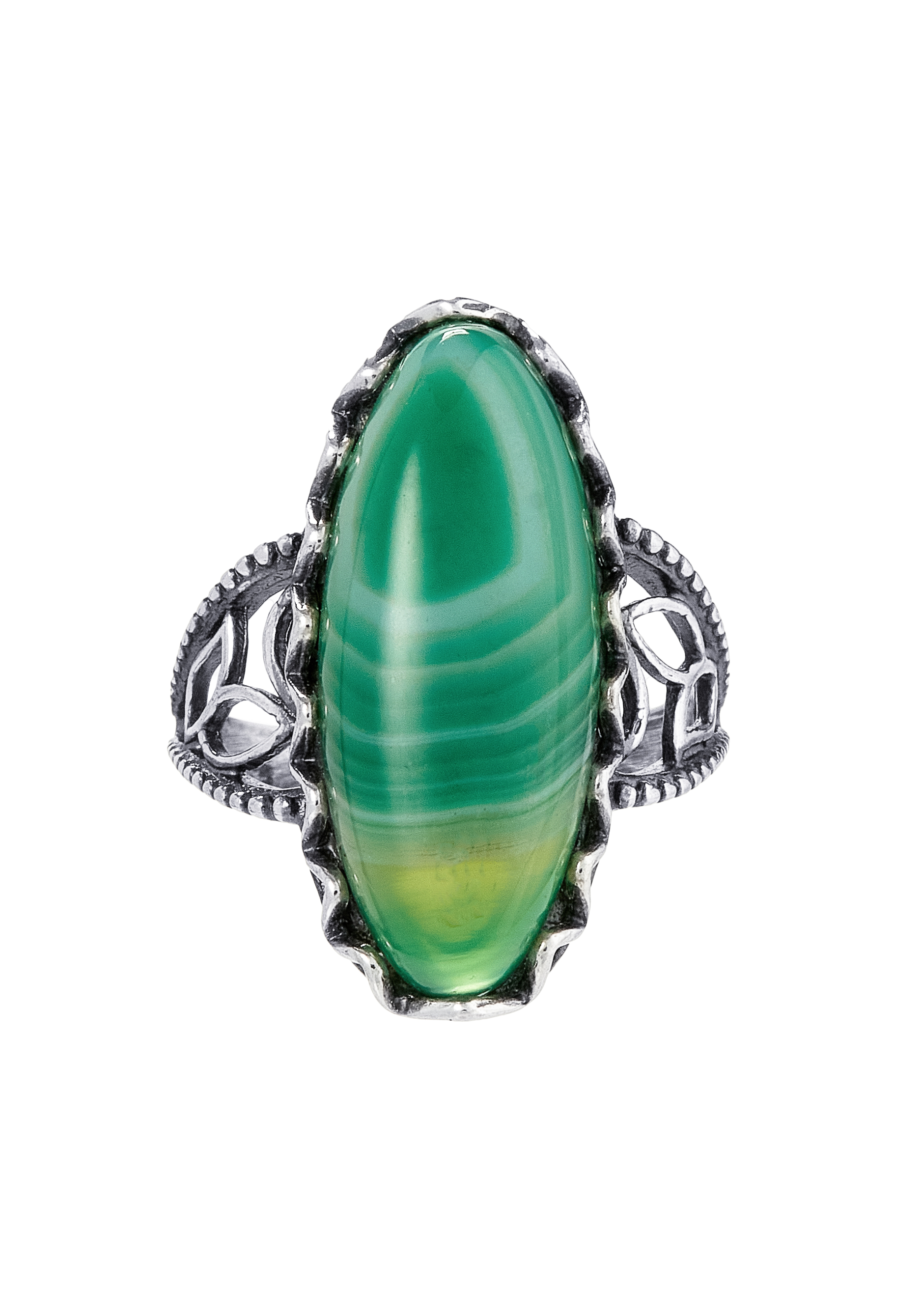 Комплект "Богемный образ" Apsara, цвет зеленый, размер 18 перстень - фото 5