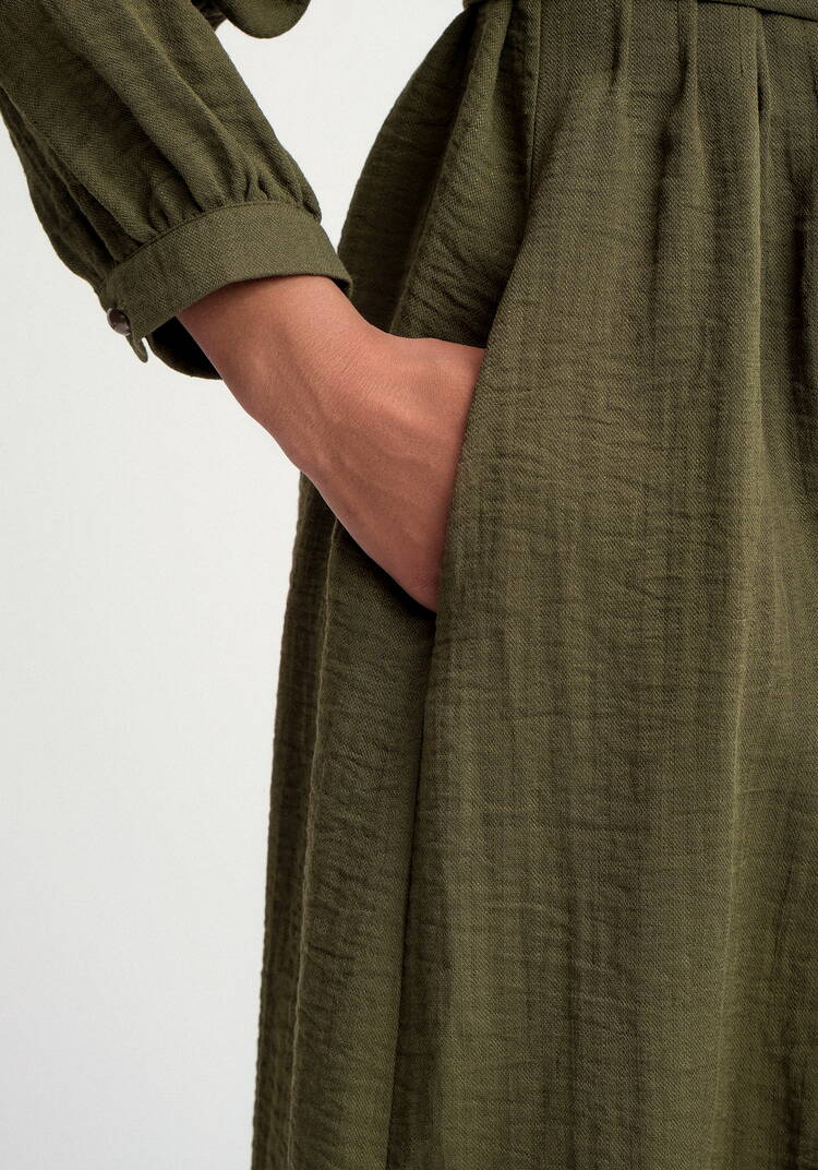 Платье с пуговицами по планке Эмили шир.  750, рис. 6