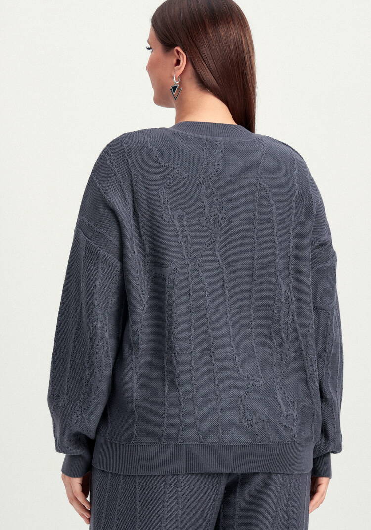 Бомбер с фактурным рисунком шир.  750, рис. 10