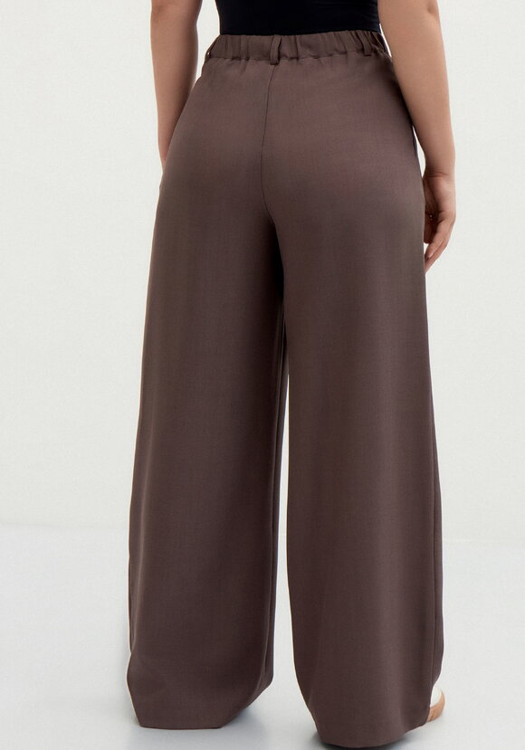 Брюки-палаццо со складками на талии шир.  580, рис. 3