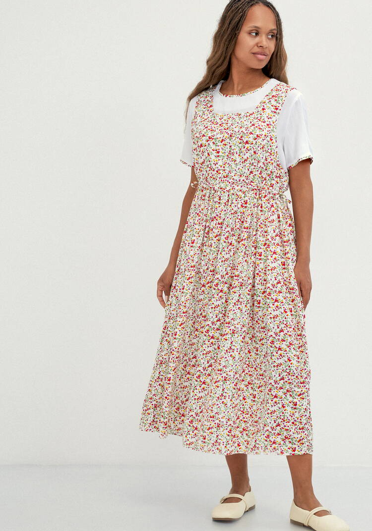 Сарафан на кулиске в комплекте с блузой шир.  750, рис. 39