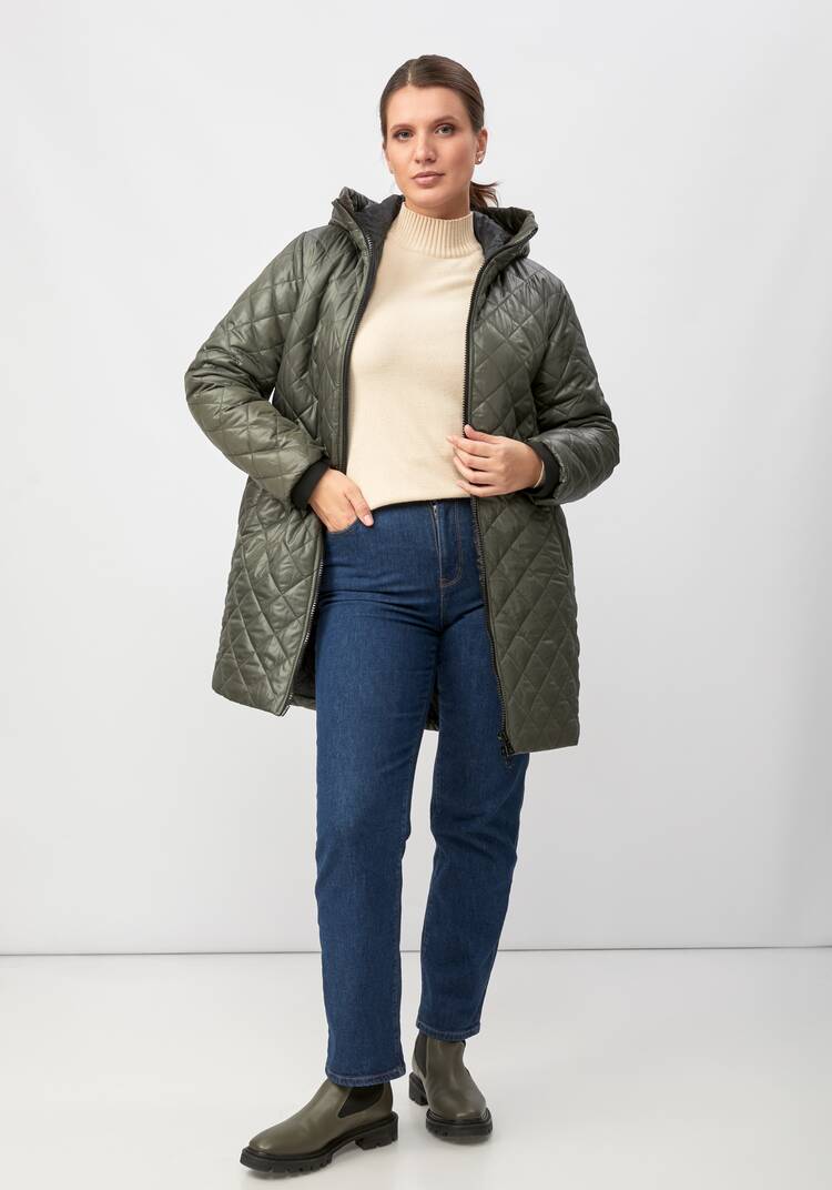 Куртка с капюшоном удлиненная шир.  750, рис. 35