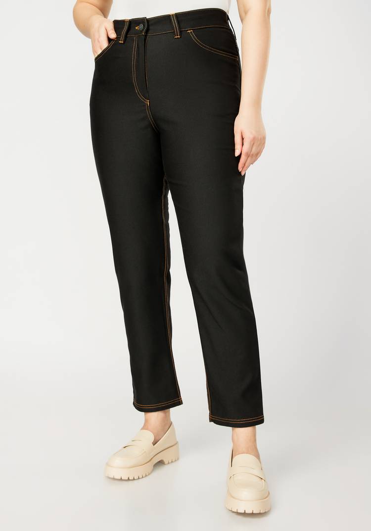 Брюки джинсовые с карманами шир.  750, рис. 5