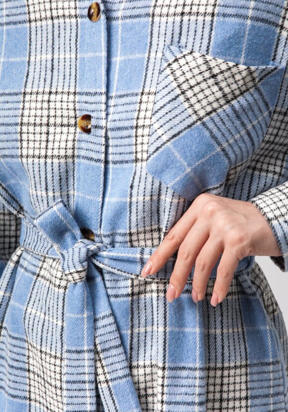 Рубашка удлиненная с поясом шир.  580, рис. 13