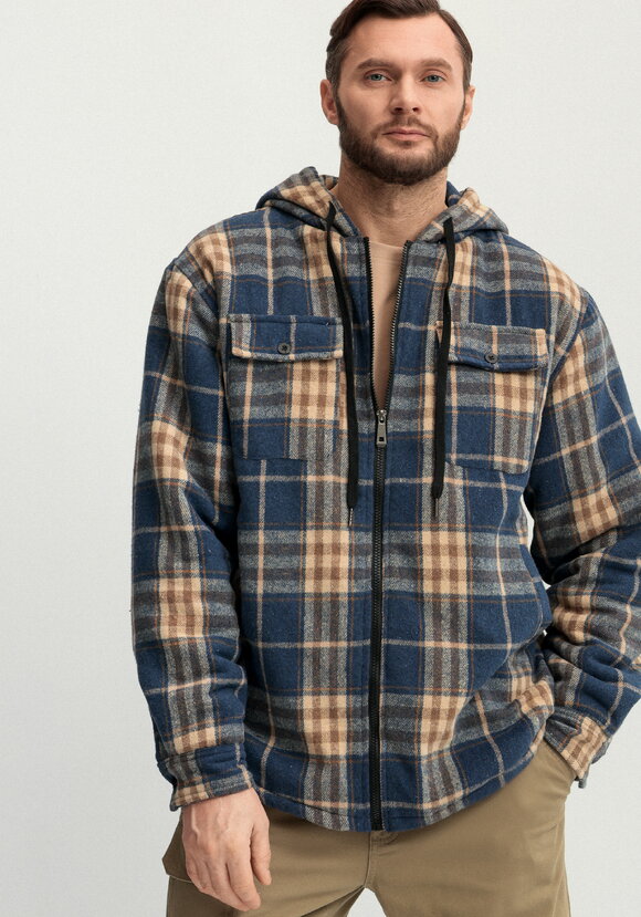 Рубашка с капюшоном и подкладом из шерпы шир.  580, рис. 4