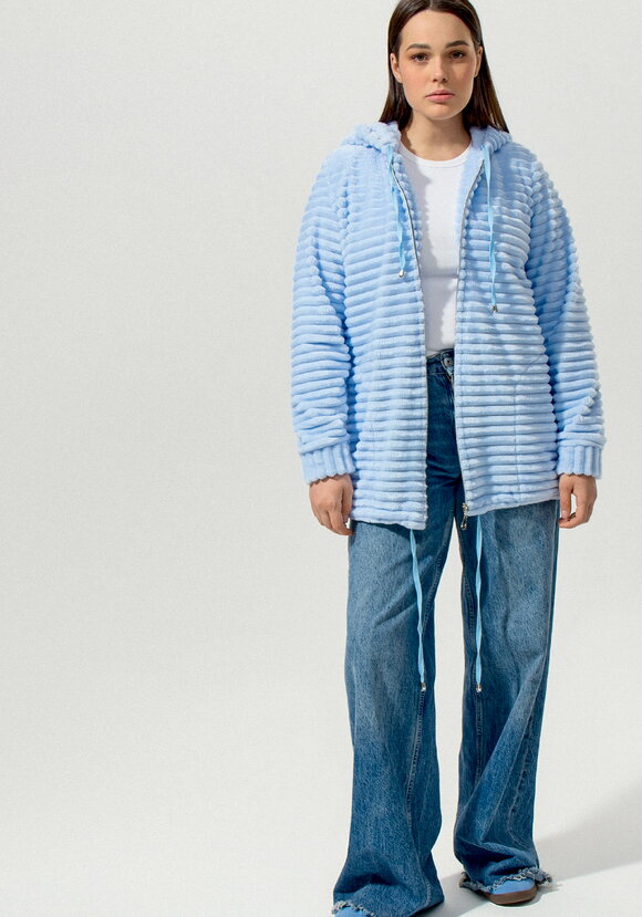 Толстовка меховая на молнии шир.  580, рис. 13