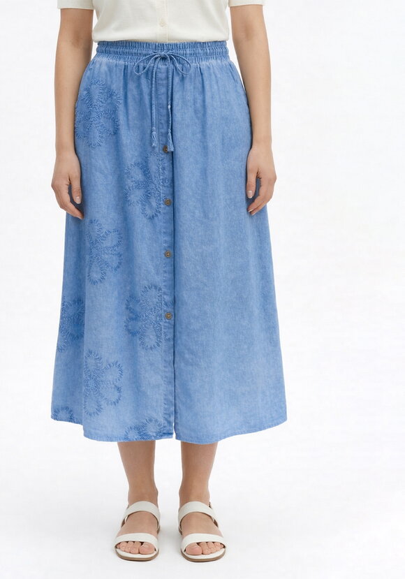 Юбка с объемным узором шир.  580, рис. 10