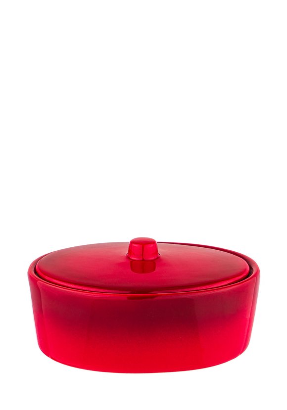 Блюдо для запекания керамическое с крышкой шир.  580, рис. 7