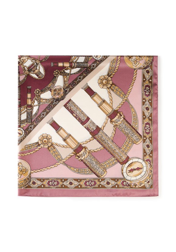 Платок шелковый Клео шир.  580, рис. 1