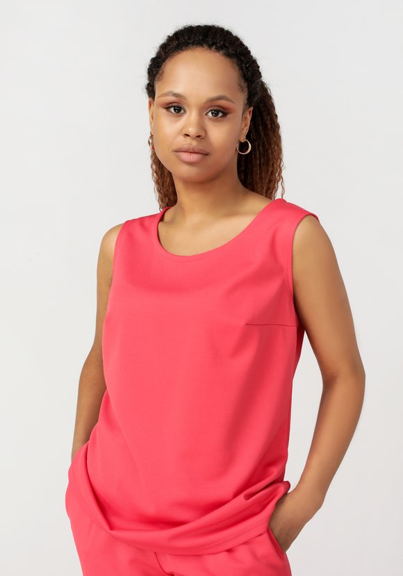 Топ женский из трикотажа Эльвира шир.  580, рис. 27