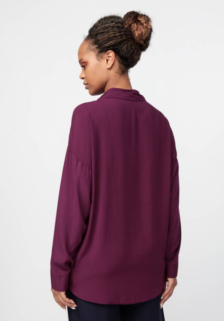 Рубашка свободного кроя с длинным рукавом шир.  750, рис. 19